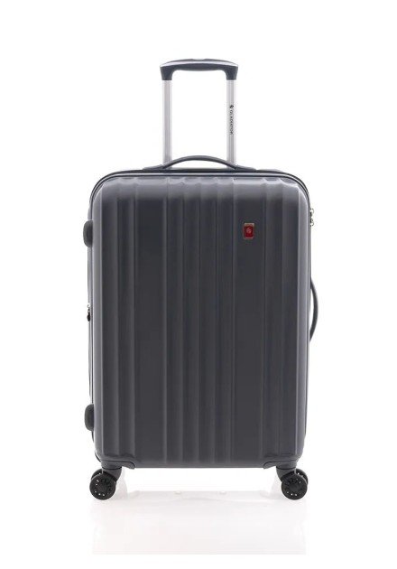 TROLLEY 60 CM ABS 4 RUEDAS EXTENSIBLE GLADIATOR ZEBRA GRIS