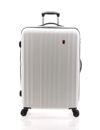 TROLLEY 70 CM ABS 4 RUEDAS EXTENSIBLE GLADIATOR ZEBRA BLANCO