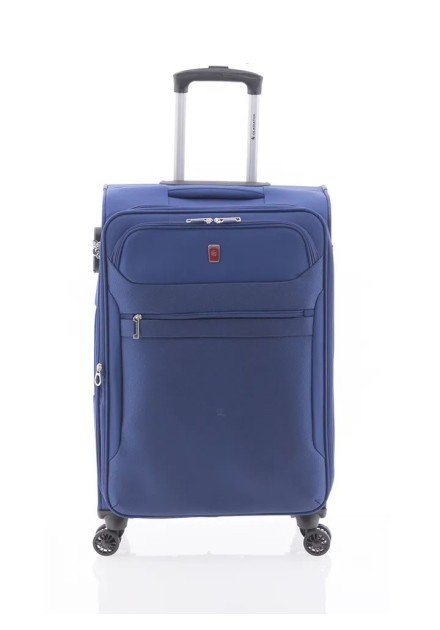 TROLLEY 60 CM EVA 4 RUEDAS EXTENSIBLE GLADIATOR 3D AZUL